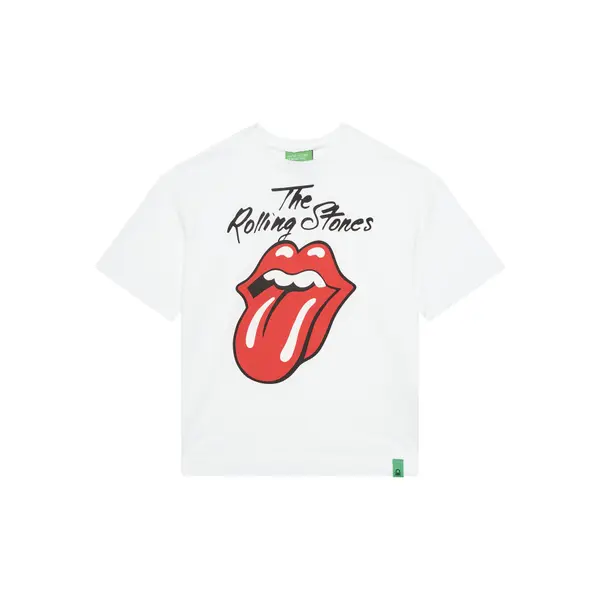 United Colors of Benetton United Colors Of Benetton T-shirt 3I1XC10NV Bijela Relaxed Fit