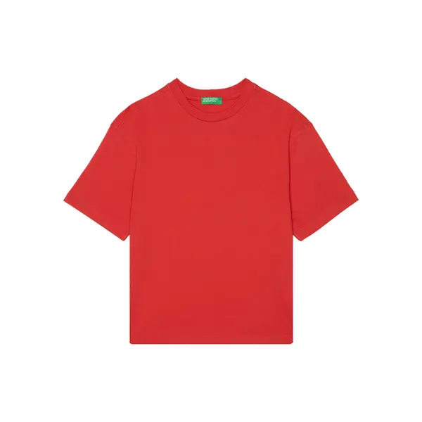 United Colors of Benetton United Colors Of Benetton T-shirt 3I1XC10O4 Crvena Regular Fit