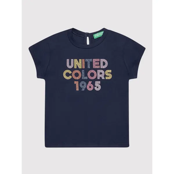 United Colors of Benetton United Colors Of Benetton T-shirt 3I1XC1527 Tamnoplava Regular Fit