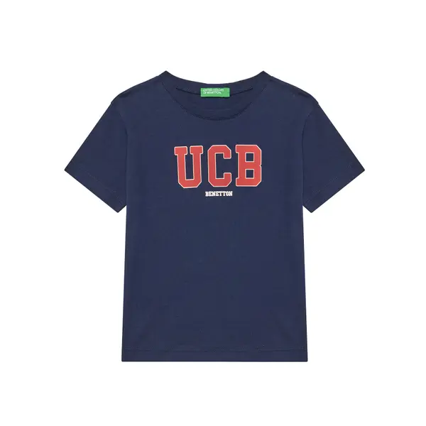 United Colors of Benetton United Colors Of Benetton T-shirt 3I1XG10HT Tamnoplava Regular Fit