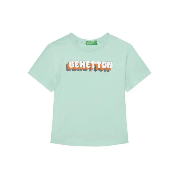 United Colors of Benetton United Colors Of Benetton T-shirt 3I1XG10HT Zelena Regular Fit