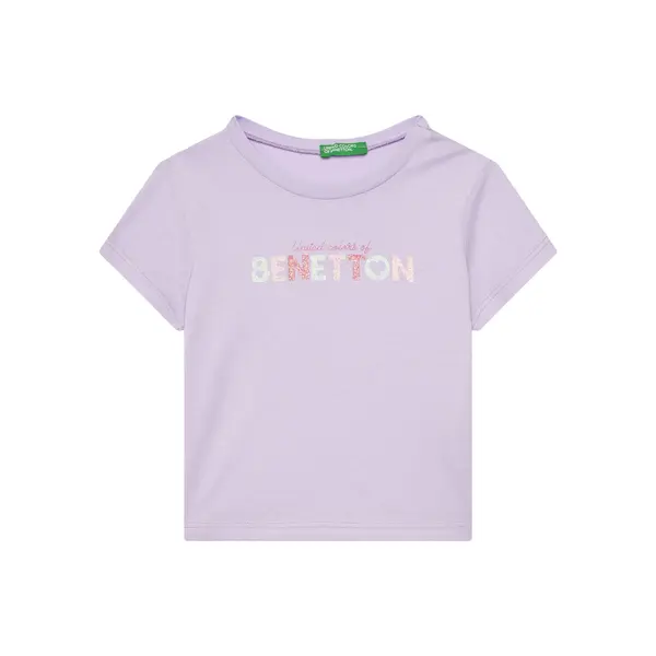 United Colors of Benetton United Colors Of Benetton T-shirt 3I1XG10HU Ljubičasta Regular Fit