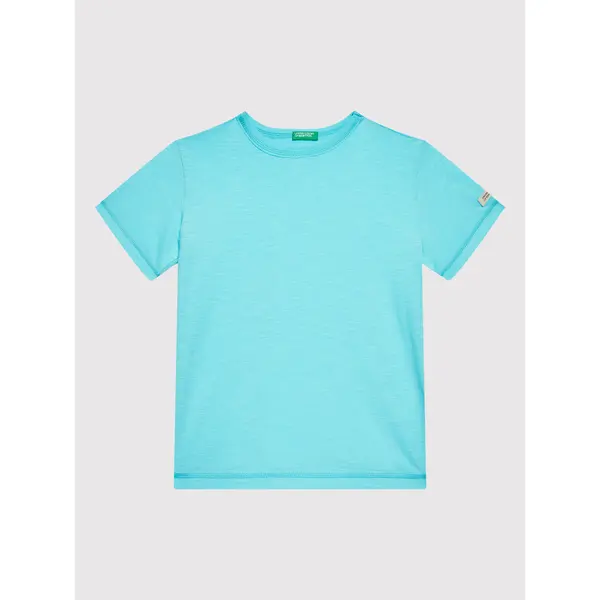 United Colors of Benetton United Colors Of Benetton T-shirt 3MM5C103W Plava Regular Fit