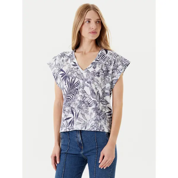 United Colors of Benetton United Colors Of Benetton T-shirt 3SEBD10AE Plava Relaxed Fit
