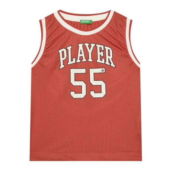 United Colors of Benetton United Colors Of Benetton Tank top 3FJGCH01V Crvena Regular Fit