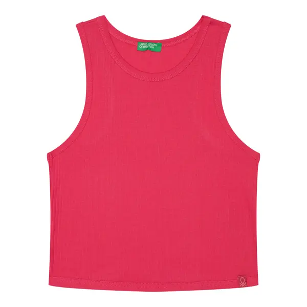 United Colors of Benetton United Colors Of Benetton Top 31H3CH01F Ružičasta Slim Fit