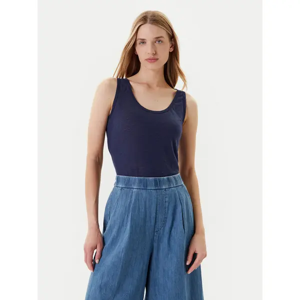 United Colors of Benetton United Colors Of Benetton Top 37UJE8398 Tamnoplava Regular Fit
