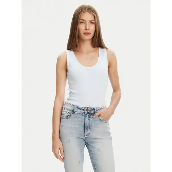 United Colors of Benetton United Colors Of Benetton Top 3GA2DH010 Svijetloplava Slim Fit