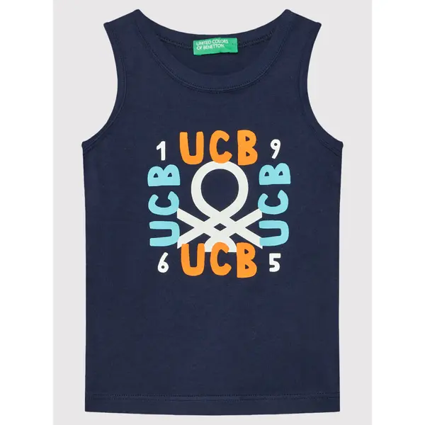 United Colors of Benetton United Colors Of Benetton Top 3I1XGH002 Tamnoplava Regular Fit