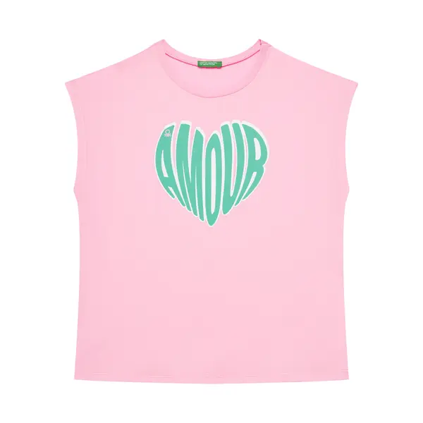 United Colors of Benetton United Colors Of Benetton Top 3JERC10PB Ružičasta Regular Fit