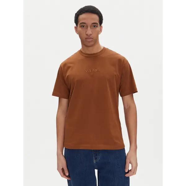Vans Vans T-shirt Essential VN000HPZ Smeđa Loose Fit