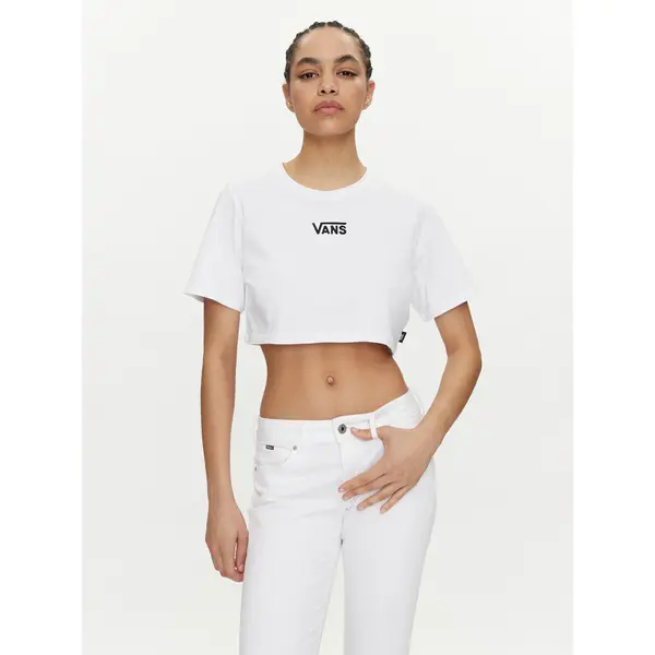 Vans Vans T-shirt Flying V Crew Crop Ii VN000GFF Bijela Regular Fit