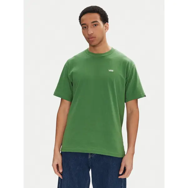 Vans Vans T-shirt Left Chest II VN000P1P Zelena Loose Fit