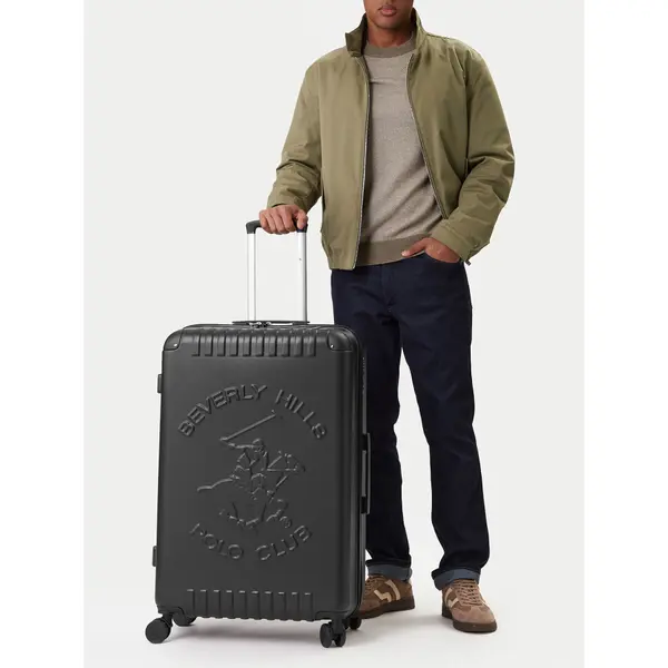 Beverly Hills Polo Club Veliki kofer Beverly Hills Polo Club CEO-BHPC-L-001-08-BLACK Crna