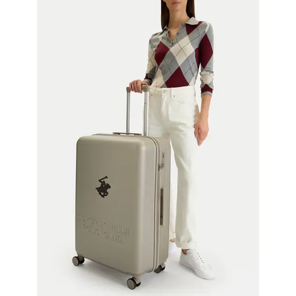 Beverly Hills Polo Club Veliki kofer Beverly Hills Polo Club CEO-BHPC-L-003-08-BEIGE Bež