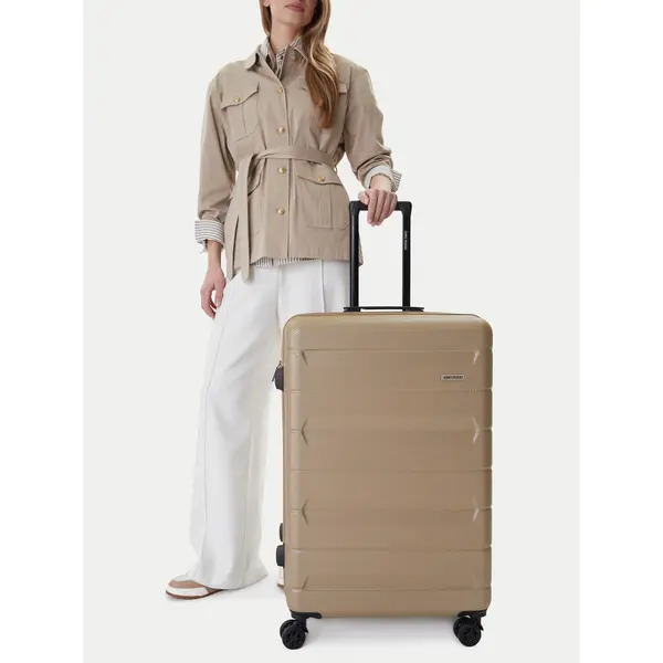gino rossi Veliki kofer GINO ROSSI CEO-GIN-L-004-BEIGE Bež