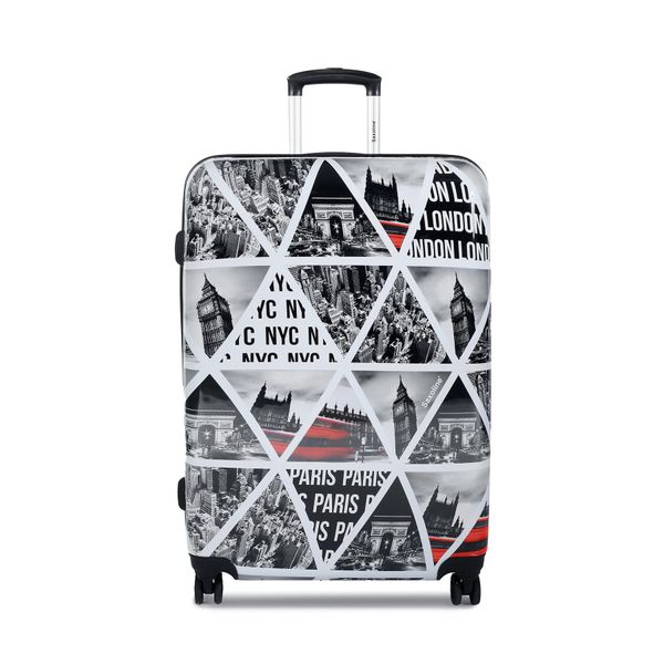 Saxoline Veliki kofer Saxoline Cities L B25W1.71.09 Siva