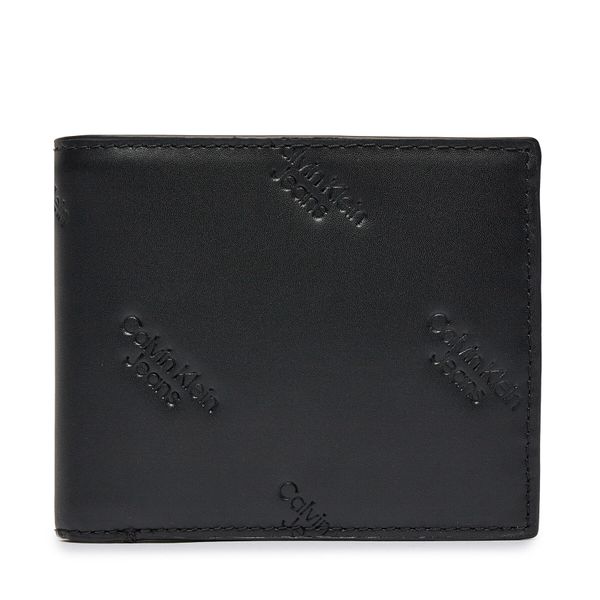Calvin Klein Jeans Veliki muški novčanik Calvin Klein Jeans LOGO PRINT BIFOLD W/ COIN K50K511818 Black 0GK