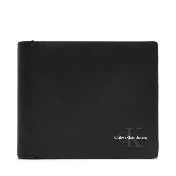 Calvin Klein Jeans Veliki muški novčanik Calvin Klein Jeans Monogram Soft Bifold K50K512173 Crna