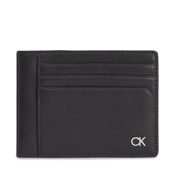 Calvin Klein Veliki muški novčanik Calvin Klein Metal Ck K50K511686 Ck Black BEH