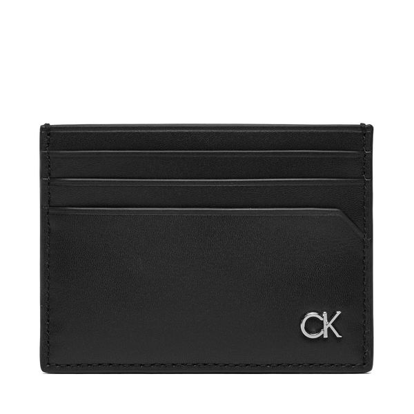 Calvin Klein Veliki muški novčanik Calvin Klein Metal Ck K50K511690 Ck Black BEH