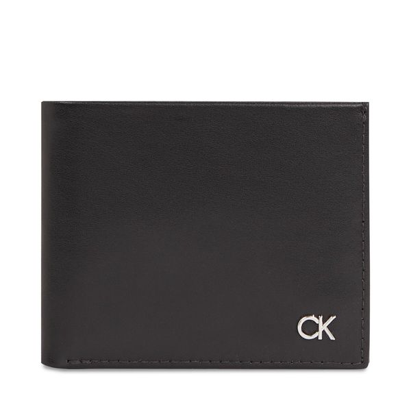 Calvin Klein Veliki muški novčanik Calvin Klein Metal Ck K50K511693 Ck Black BEH