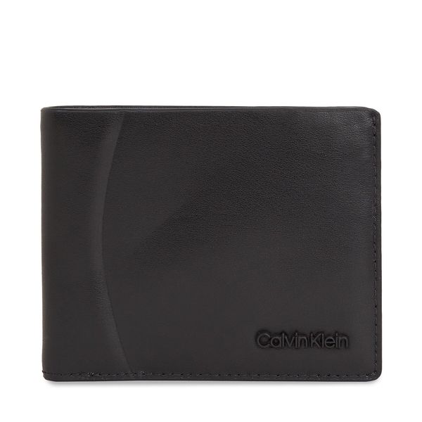 Calvin Klein Veliki muški novčanik Calvin Klein Minimal Focus K50K511694 Ck Black Smooth BEH