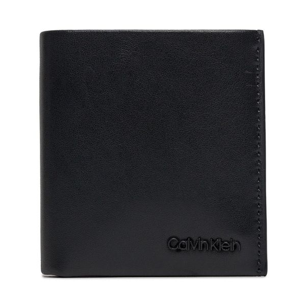 Calvin Klein Veliki muški novčanik Calvin Klein Minimal Focus Trifold 6Cc W/Coin K50K511270 Ck Black BEH