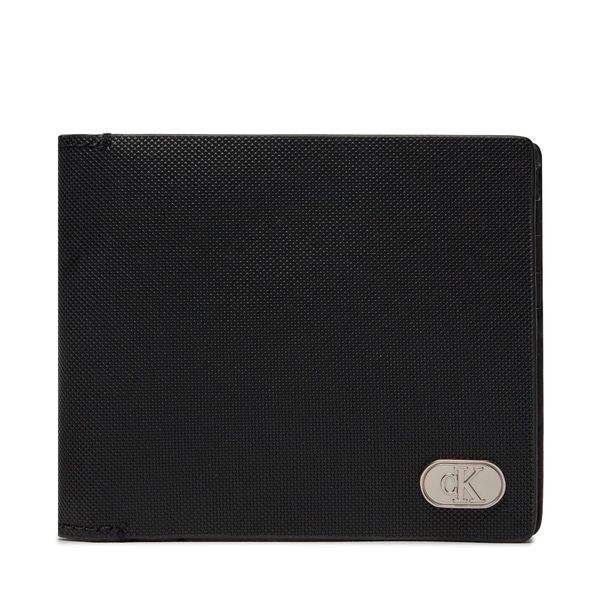 Calvin Klein Veliki muški novčanik Calvin Klein Textured Bifold K50K511474 Black BEH