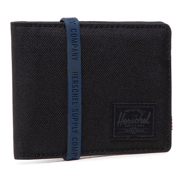 Herschel Veliki muški novčanik Herschel Roy+ 10363-00535 Blk/Blk
