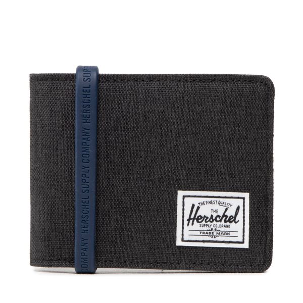 Herschel Veliki muški novčanik Herschel Roy+ 10363-02090 Black