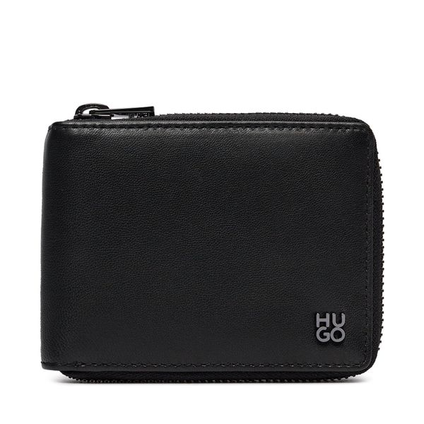 Hugo Veliki muški novčanik Hugo Stck Zip 50511337 Black 001