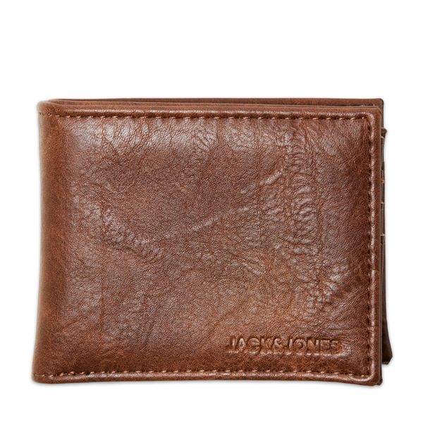 Jack&Jones Veliki muški novčanik Jack&Jones Jacwind 12252367 Brownie