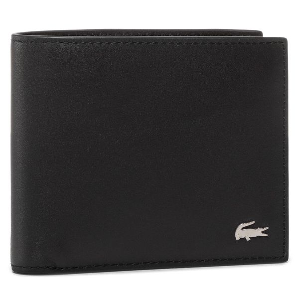 Lacoste Veliki muški novčanik Lacoste Small Billfold NH1115FG Black 000