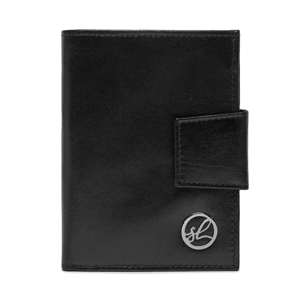 Semi Line Veliki muški novčanik Semi Line P8261-0 Crna