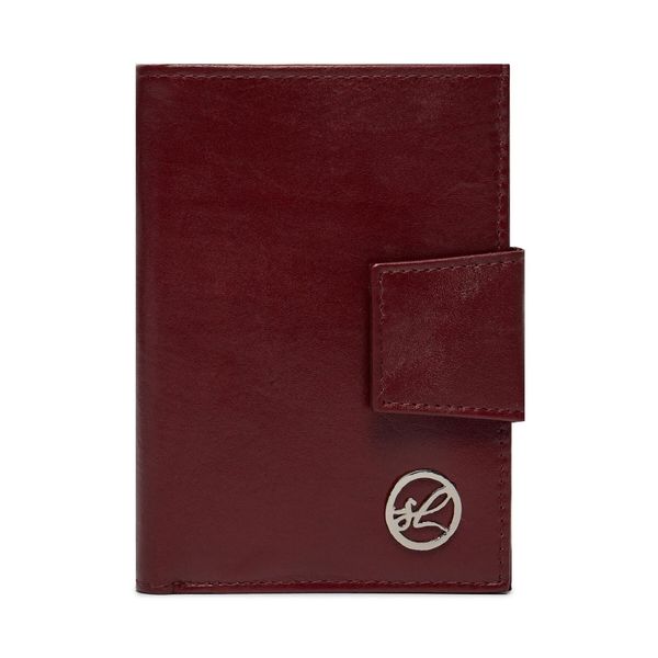 Semi Line Veliki muški novčanik Semi Line P8261-2 Tamnocrvena