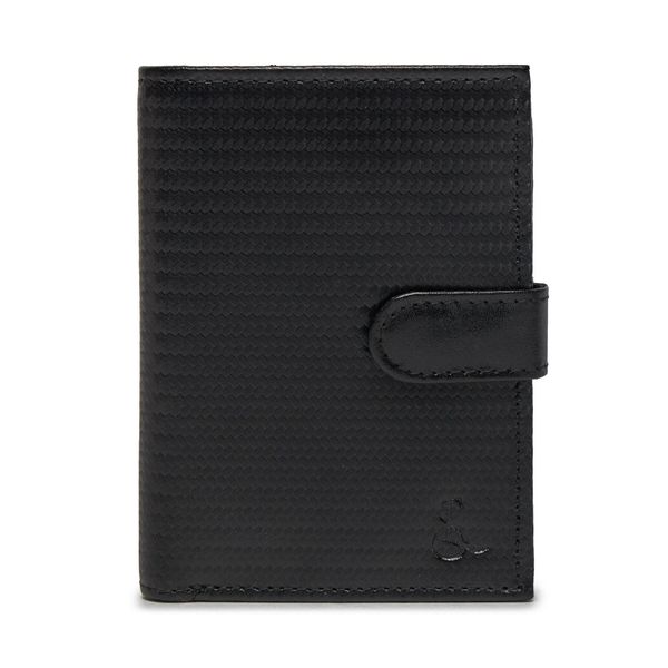 Semi Line Veliki muški novčanik Semi Line P8270-0 Crna