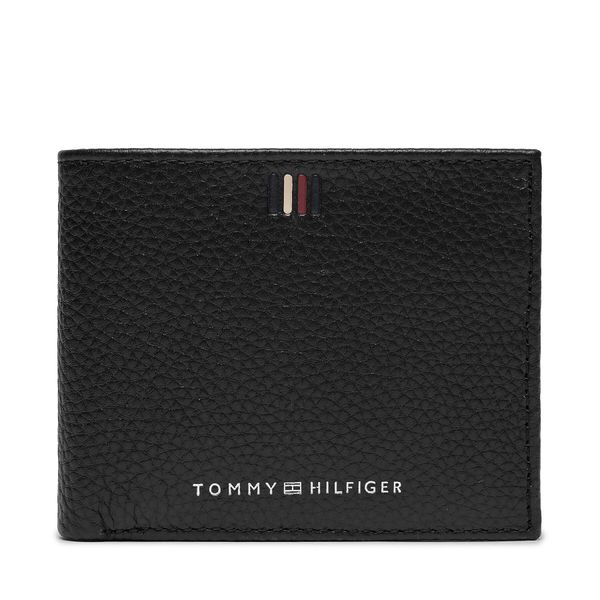 Tommy Hilfiger Veliki muški novčanik Tommy Hilfiger Th Central Mini Cc Wallet AM0AM11854 Black BDS