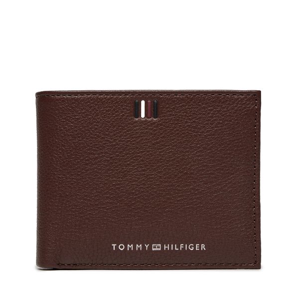 Tommy Hilfiger Veliki muški novčanik Tommy Hilfiger Th Central Mini Cc Wallet AM0AM11854 Dark Chestnut GT8