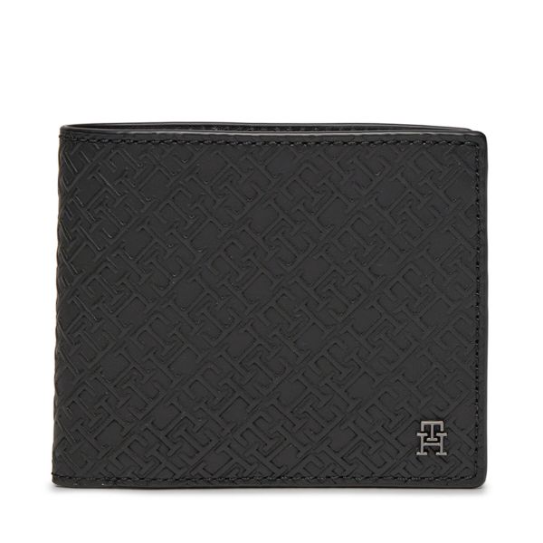 Tommy Hilfiger Veliki muški novčanik Tommy Hilfiger Th Monogram Cc And Coin AM0AM11850 Black BDS