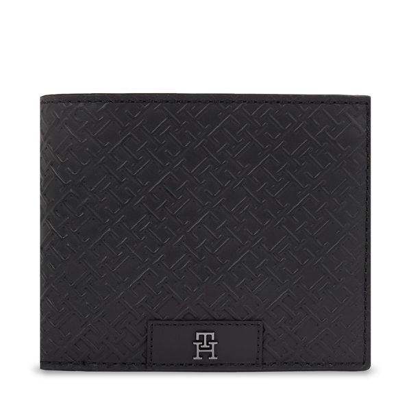 Tommy Hilfiger Veliki muški novčanik Tommy Hilfiger Th Monogram Cc And Coin AM0AM12174 Black BDS