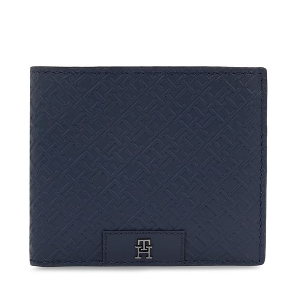 Tommy Hilfiger Veliki muški novčanik Tommy Hilfiger Th Monogram Cc And Coin AM0AM12174 Space Blue DW6