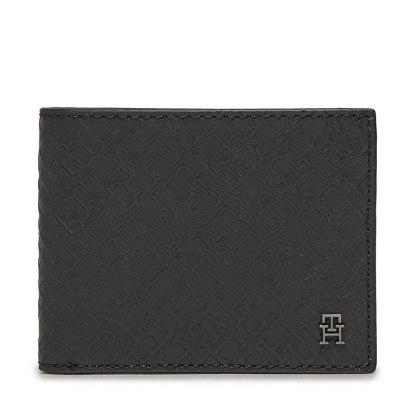 Tommy Hilfiger Veliki muški novčanik Tommy Hilfiger Th Monogram Mini Cc Wallet AM0AM11849 Black BDS