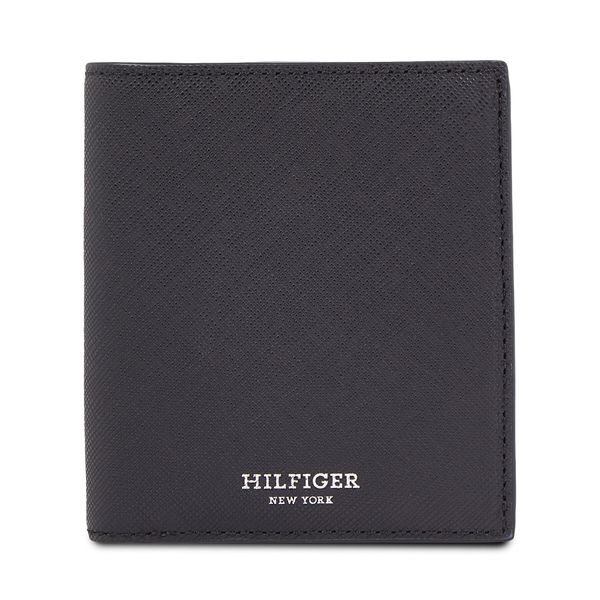 Tommy Hilfiger Veliki muški novčanik Tommy Hilfiger Th Saffiano Trifold AM0AM12197 Black BDS