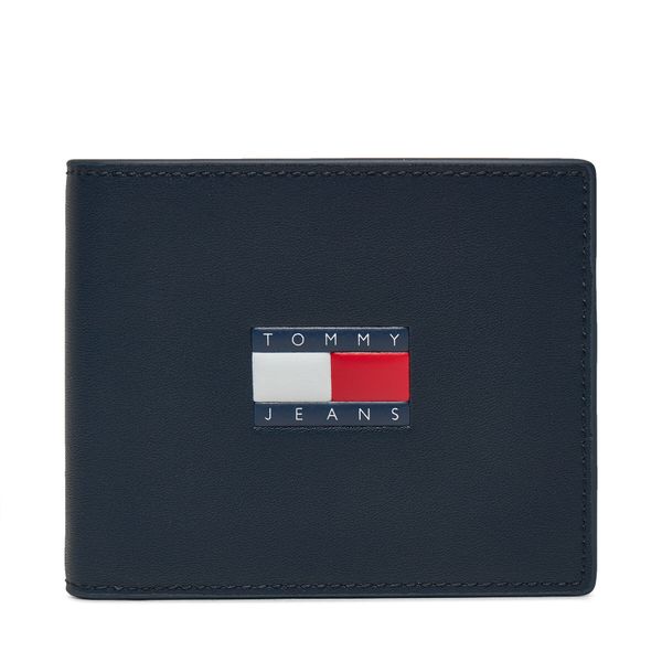Tommy Jeans Veliki muški novčanik Tommy Jeans Tjm Archive Leather Cc Coin AM0AM12441 Tamnoplava