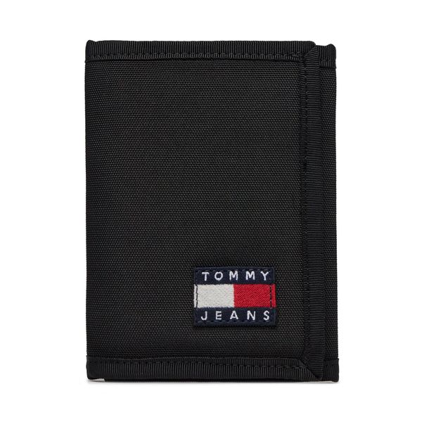 Tommy Jeans Veliki muški novčanik Tommy Jeans Tjm Ess Daily Nylon Trifold AM0AM12083 Black BDS