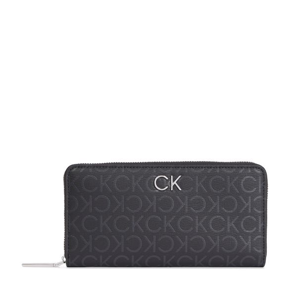 Calvin Klein Veliki ženski novčanik Calvin Klein Ck Daily Lg Z/A Wallet_Epi Mono K60K611771 Black Epi Mono 0GJ