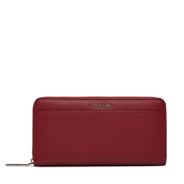 Calvin Klein Veliki ženski novčanik Calvin Klein Ck Must Lg Z/A Wallet W/Slip K60K610949 Crvena