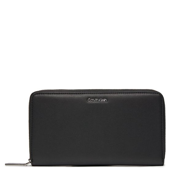 Calvin Klein Veliki ženski novčanik Calvin Klein Ck Must Xl Zip Around Wallet K60K611936 Ck Black BEH