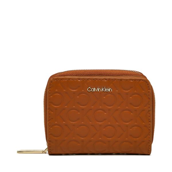 Calvin Klein Veliki ženski novčanik Calvin Klein Ck Must Za Wallet Wf Md Emboss K60K610251 HJJ